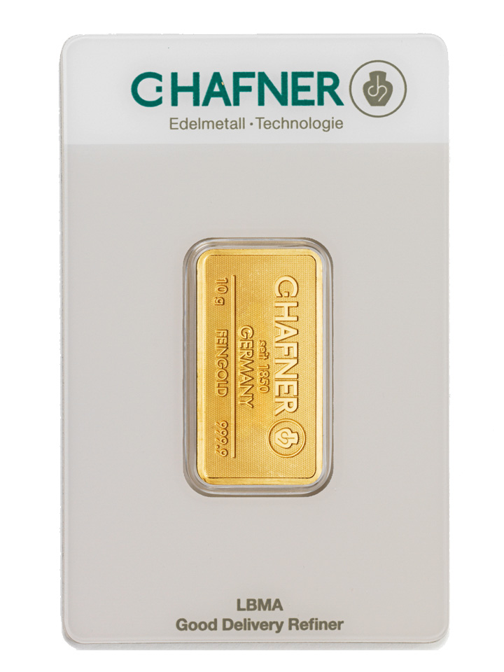 10g Gold Bar - CHafner
