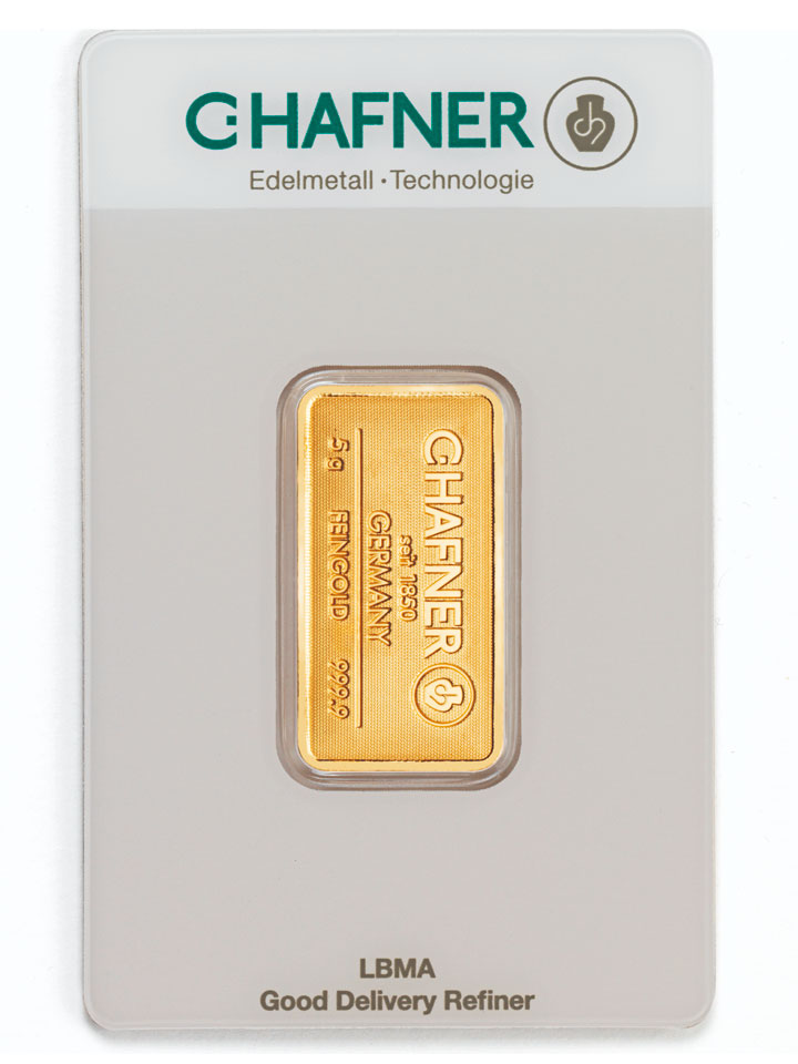 5g Gold Bar - C.Hafner